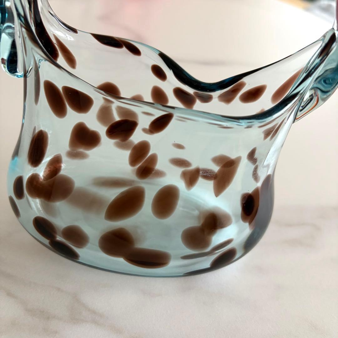 Sghr スガハラガラス】サック＊サイレントムーン・手作りガラス製花瓶