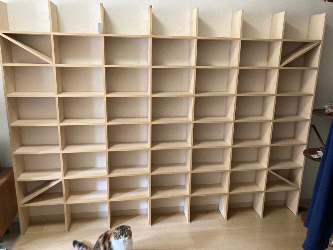 マルゲリータ　本棚 壁一面の本棚 奥行350mm（最下段なし）縦7コマ×横5コマ|Shelfシリーズ