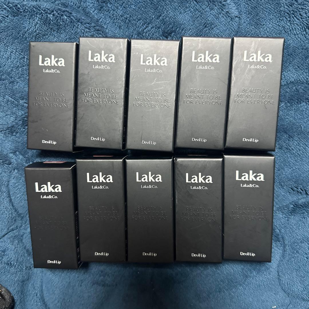 ラカデビル Laka Devil Lip リップスティック 10本セット全色 新品箱未開封】Laka Devil Lip（ラカ デビルリップ） #810 Poetic（ポ