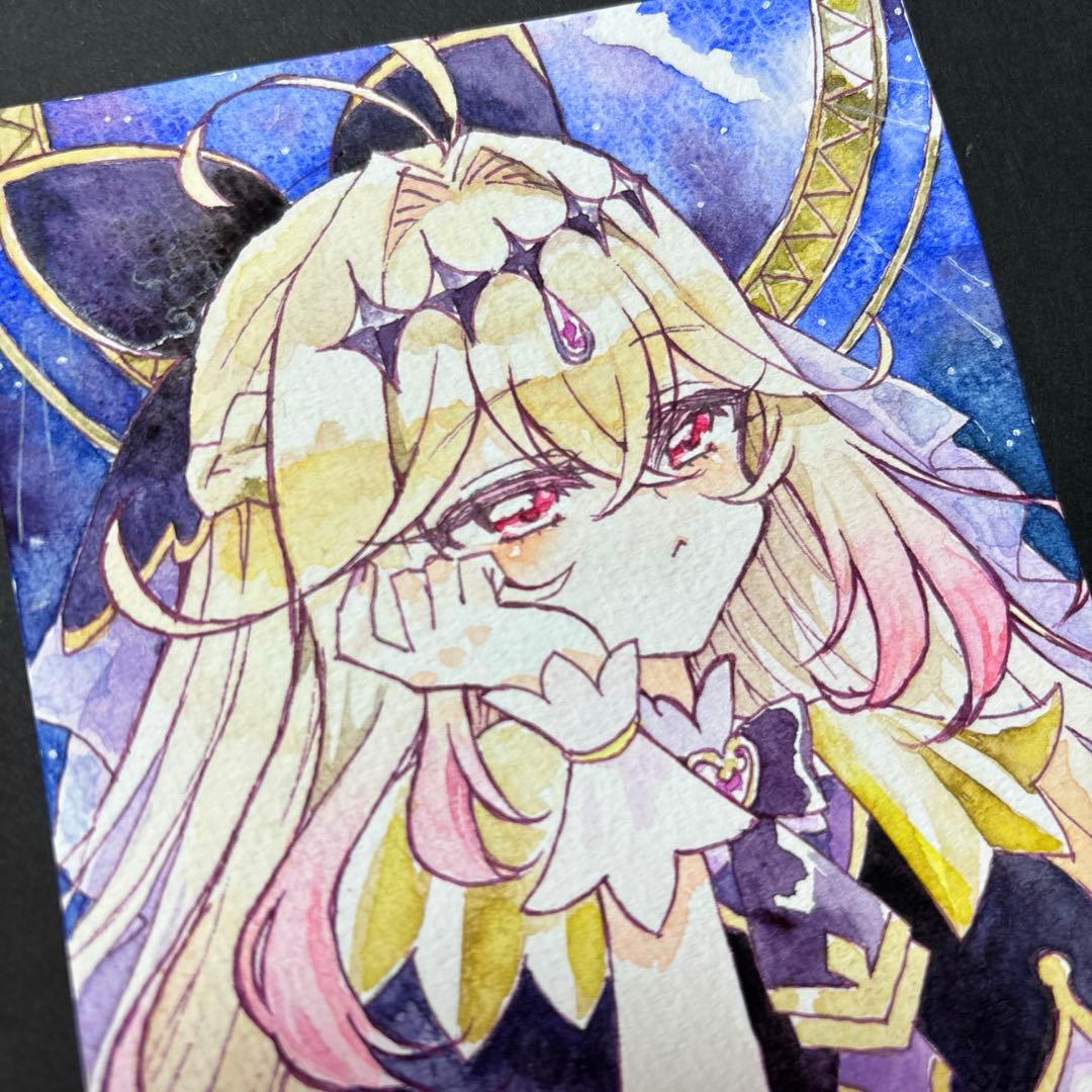 手描きイラスト 名探偵プリキュア 【キュアアルカナ・シャドウ