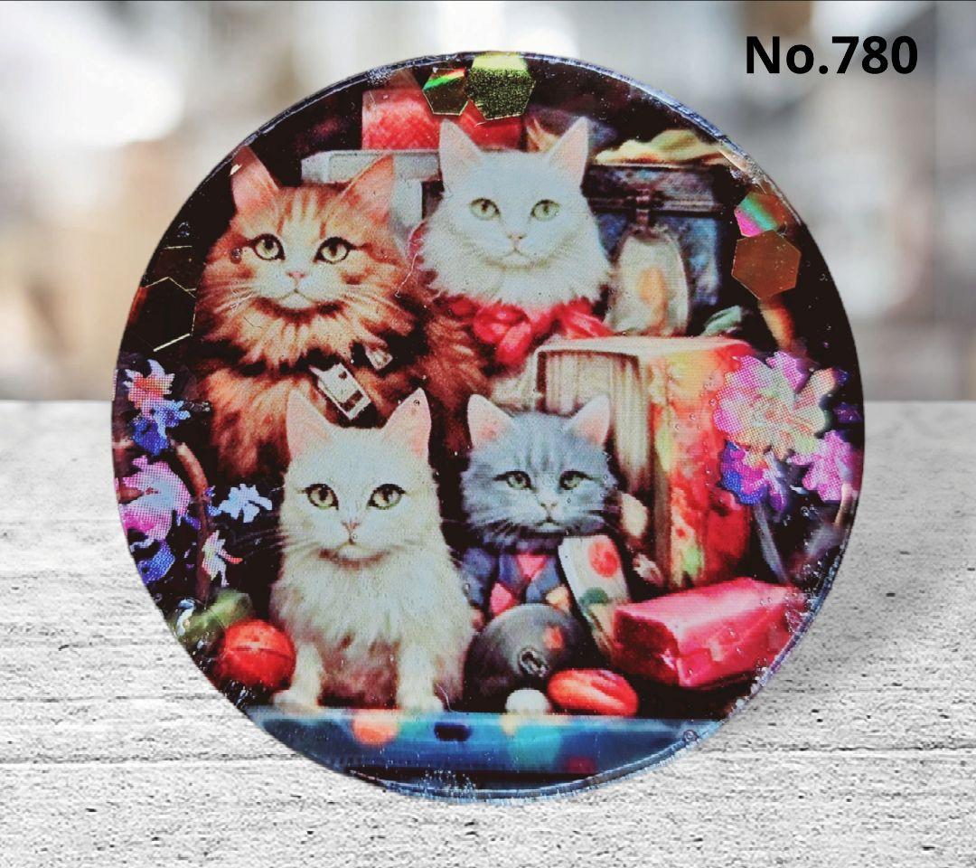 1点のみ❤NO.780❤猫❤レジンへアゴム ブローチ NO NO 622レジン ヘアゴム ブローチ ハンドメイド 猫ちゃん - メルカリ