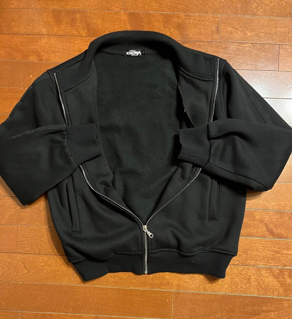 E.YAZAWA 矢沢永吉トラックジャケット 黒 Lサイズ - メルカリ