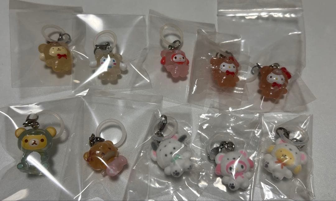 めじるしアクセサリー ふわふわスノー サンリオ ラテくま マイメロ mikko めじるしアクセサリー サンリオキャラクターズ ～ふわふわスノー