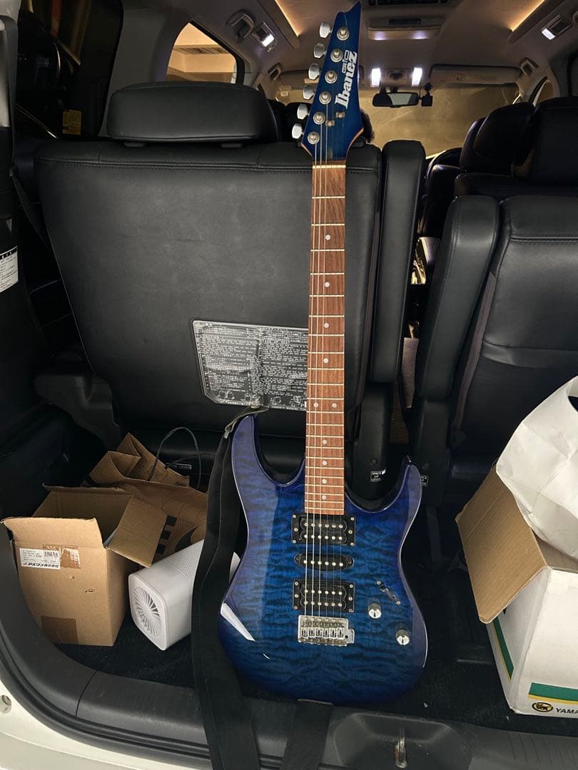 GiO Ibanez GRX70QA キルトメイプル ブルー　アンプセット Ibanez GRX70QAL RG GIO Series Electric Guitar GRX70QALTBB B&H
