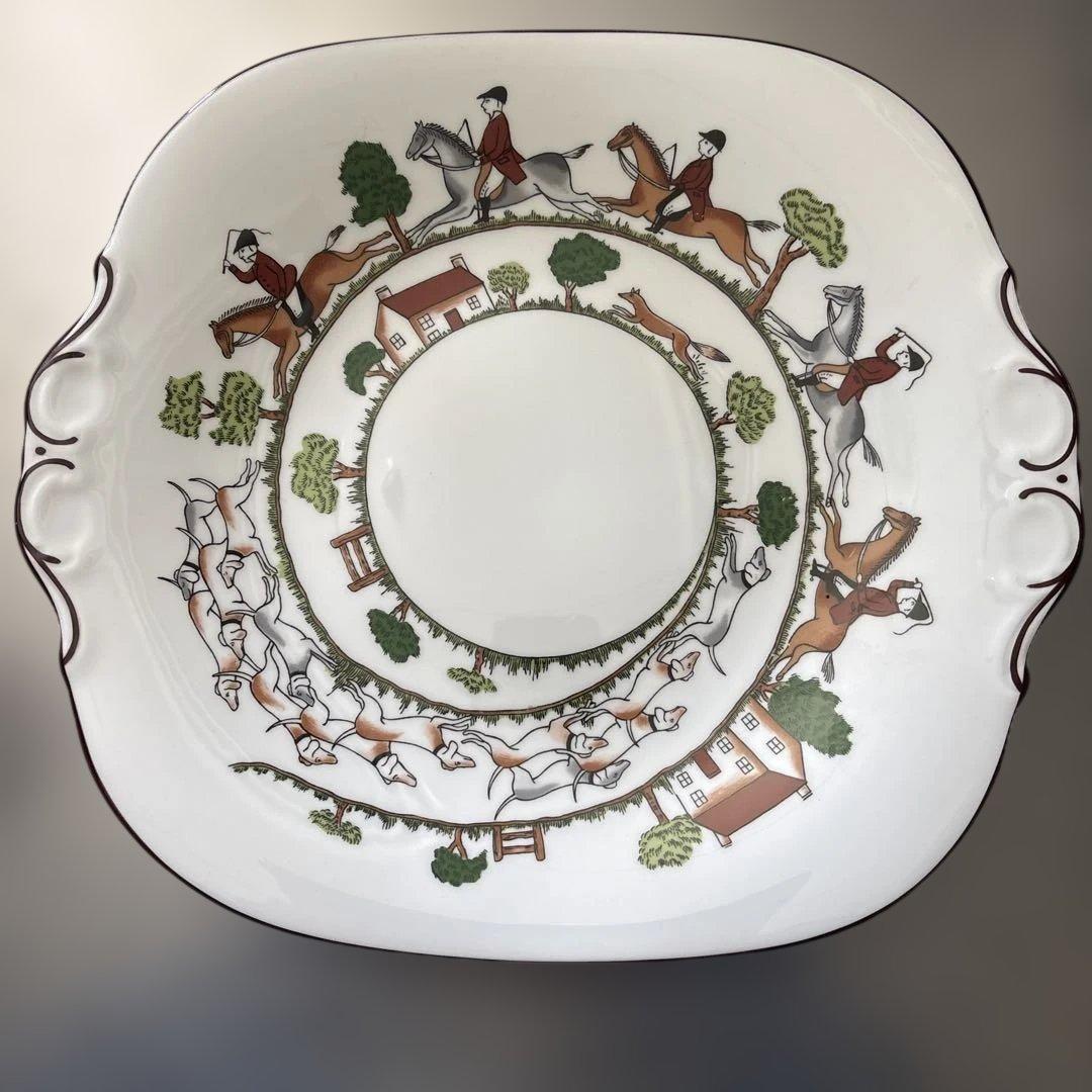 未使用】 Wedgwood ハンティングシーン 皿 - メルカリ