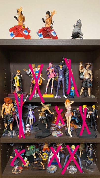 ワンピースフィギュア34体 バラ売り可 ワンピースコーナーからお知らせ!!#onepiece #ワンピースフィギュア