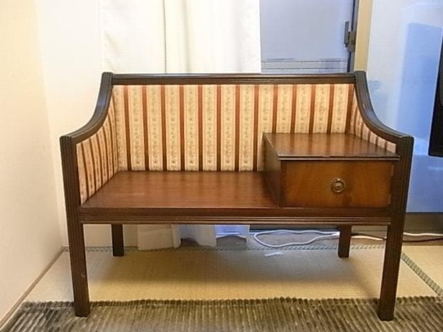 イギリス70s　テレフォンチェア　マホガニー　アンティーク イギリス アンティーク マホガニー ホールチェア | キヤアンティークス