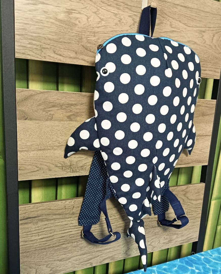 ジンベイザメ リュックサック ハンドメイド 鮫 水族館 - メルカリ