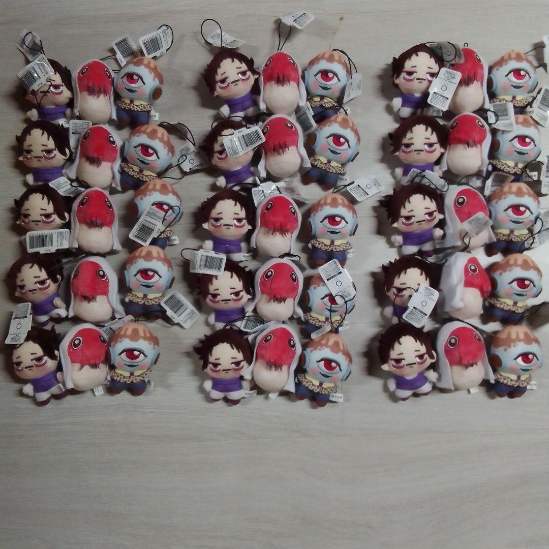 呪術廻戦 ちょぴぬいぷち4 陀艮・脹相・漏瑚 ×15 呪術廻戦 ちょぴぬいぷち4 漏瑚 陀艮（呪胎） 脹相 10cm 公式 グッズ