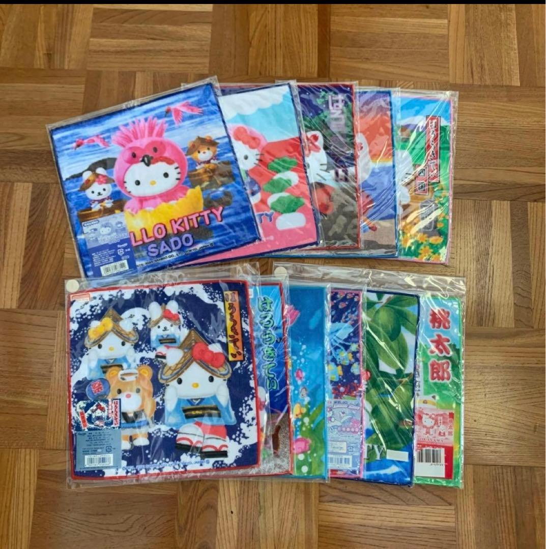 ご当地　ハローキティ　キティ　ミニタオル　プチタオル　11枚　限定　レトロ Amazon.co.jp: ご当地キティ ハローキティ プチタオル 京都限定 金閣寺