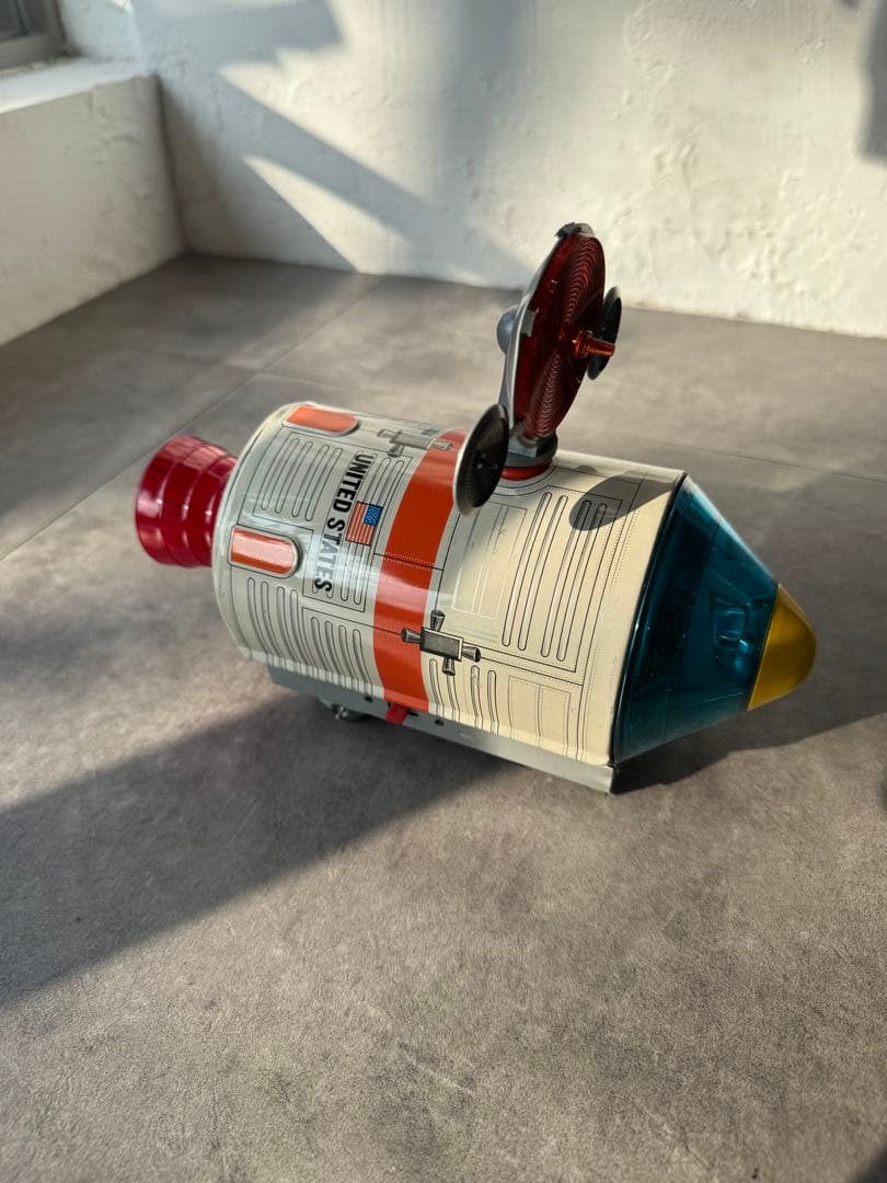 ブリキ ラジコン APOLLO アポロ 当時物 昭和レトロ 増田屋U.S.A.-NASA APOLLO 3738 MCODERN TOY ブリキ製アポロ宇宙船