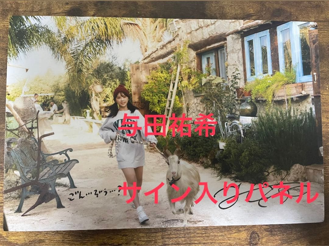 乃木坂46 与田祐希 2nd写真集『無口な時間』 直筆サイン入りパネル