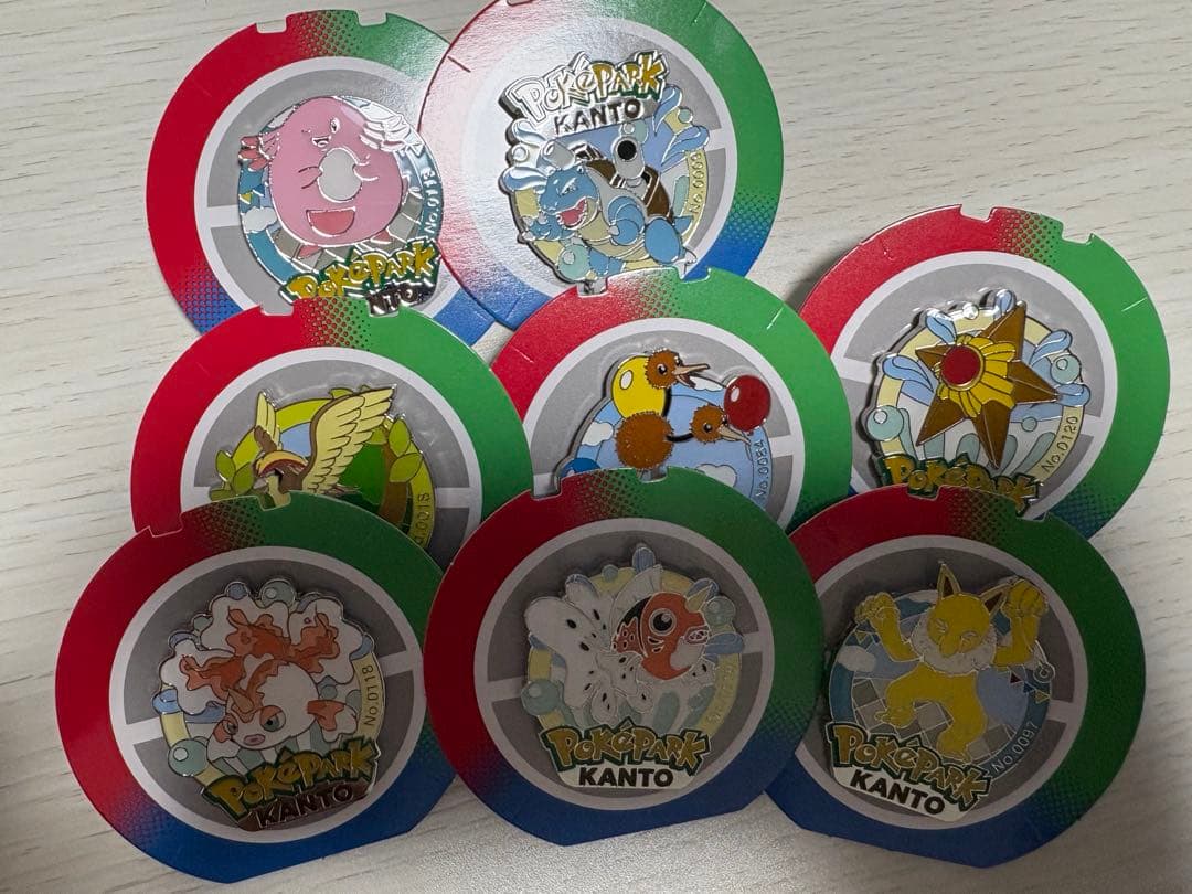 ポケパークカントー　バッチ　ピンバッジ　ピンズ バラ売り可 ポケパーク カントー ピンバッジ ピンズ 6個セット - メルカリ