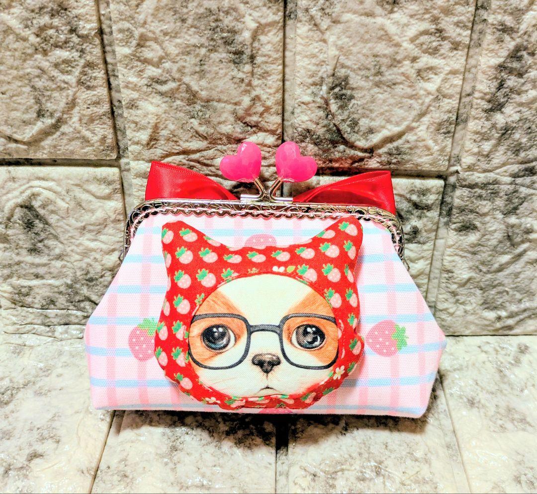 コヤンイサムチョン がま口ポーチ あんこちゃん ハンドメイド - メルカリ