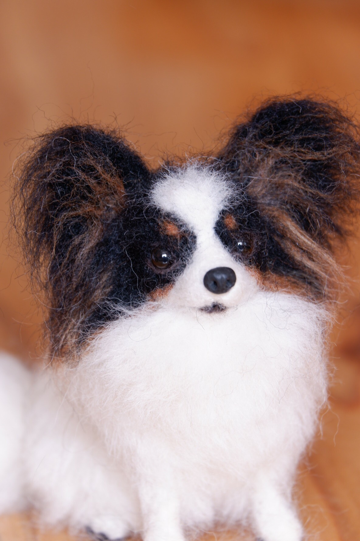 パピヨン ②トライカラー羊毛フェルト - YURI-FELT'S GALLERY | minne