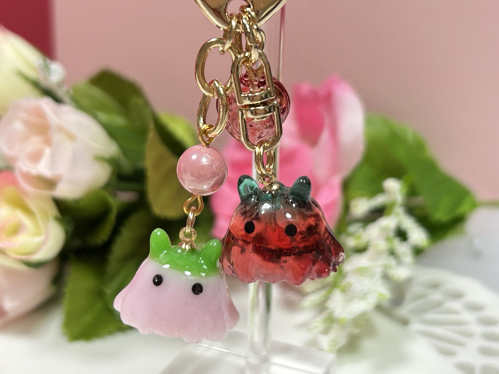 桜ヘアゴム レジン ハンドメイド - KIRARA-777'S GALLERY | minne